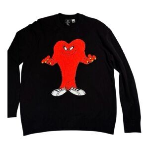 H&M Looney Tunes Gossamer Sweater Size M Graphic Merrie Melodies Henchman Furry